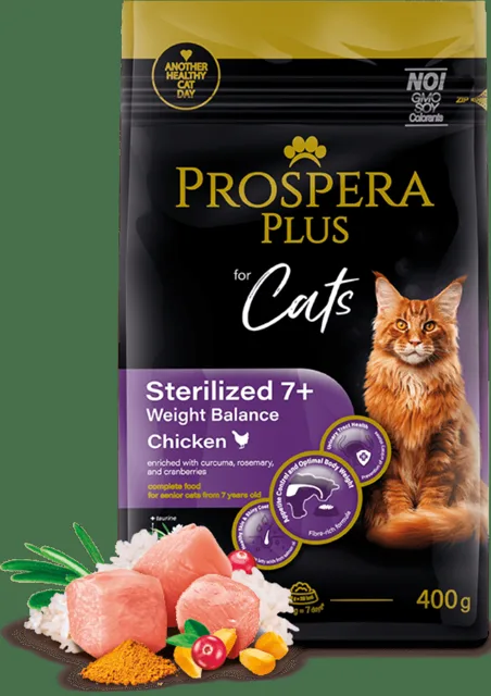 Prospera Plus Sterilized 7+ Chicken Weight Balance 0,4kg