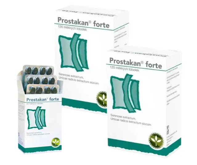 PROSTAKAN FORTE měkké tobolky 2 x 120 ks + PROSTAKAN FORTE měkké tobolky 60 ks