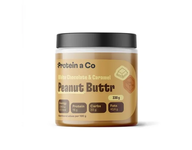 Protein a Co Arašídový krém s karamelem 330 g