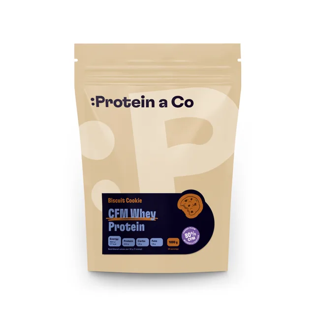 Protein a Co CFM WHEY PROTEIN 80 1 kg, Biscuit cookie