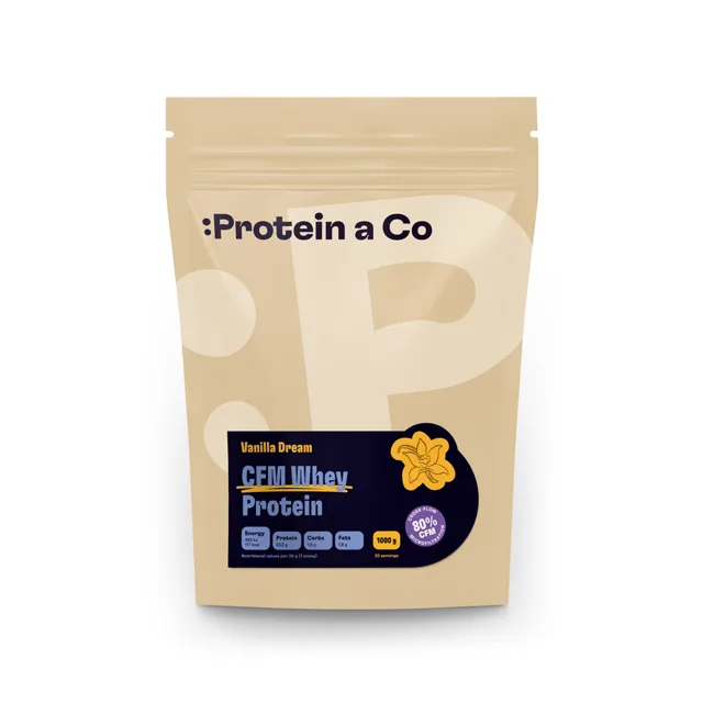 Protein a Co CFM WHEY PROTEIN 80 1 kg, Vanilla dream