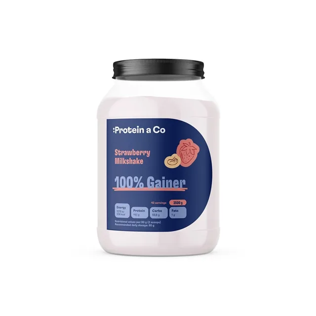 Protein a Co Gainer 100% 3,5 kg Strawberry milkshake