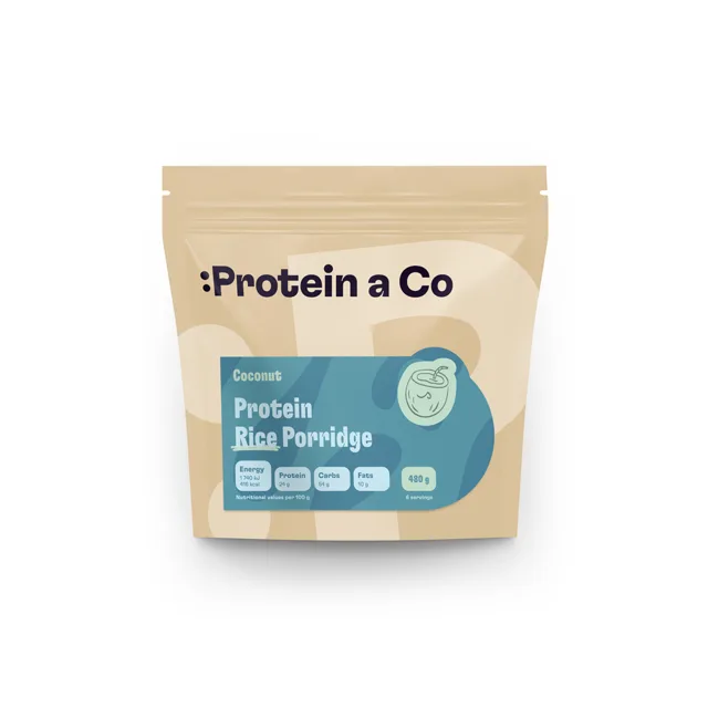 Protein a Co Proteinová rýžová kaše 480 g Kokos