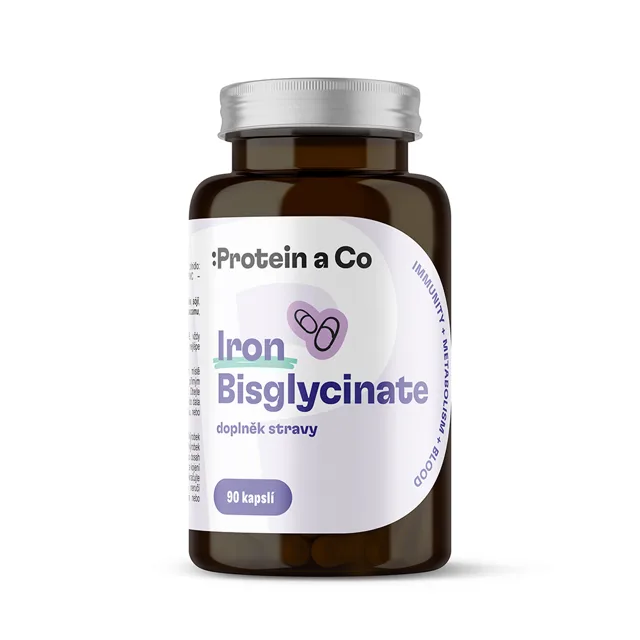 Protein a Co Železo bisglycinát 90 kapslí