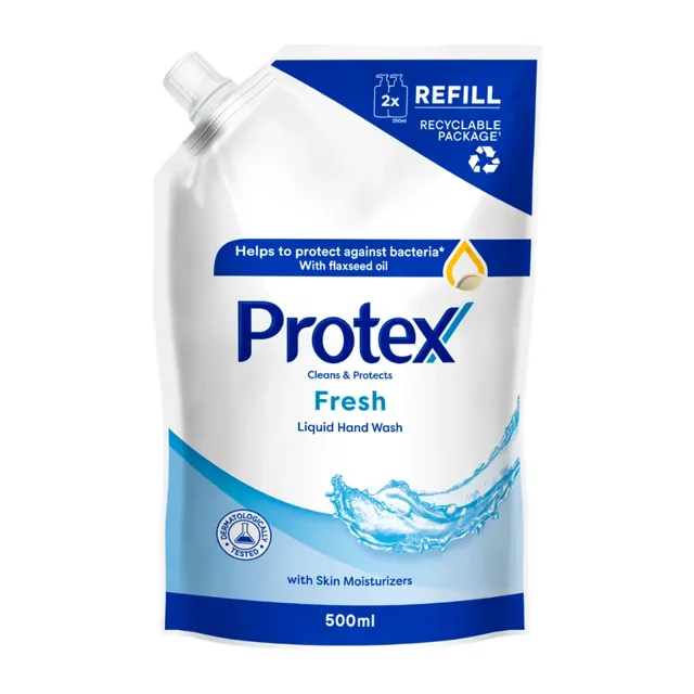 Protex Tekuté mýdlo Fresh s přirozenou antibakteriální ochranou náhradní náplň 500 ml