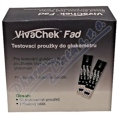 Proužky Do Glukometru Vivachek Fad