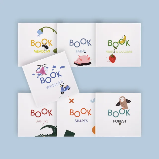 První knihovnička – set 7 leporel