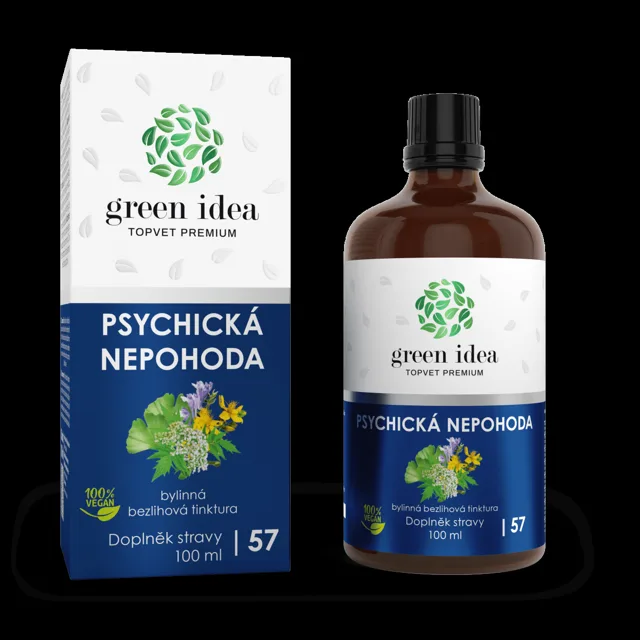 Psychická nepohoda – bezalkoholová tinktura 100 ml – Green idea