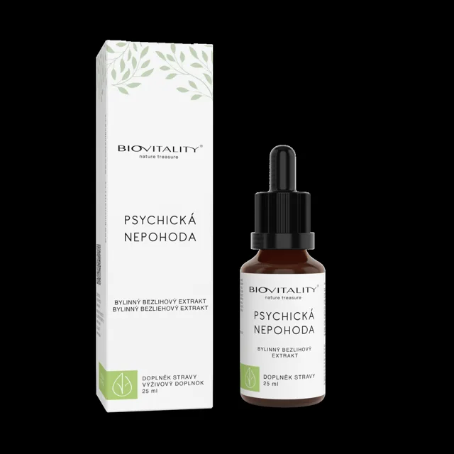 Psychická nepohoda – bezalkoholová tinktura – kapky 25 ml – Green idea