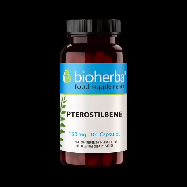 Pterostilben 150 mg – 100 kapslí – Bioherba