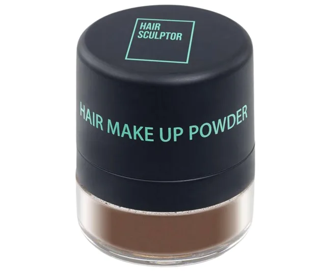 Pudr pro zakrytí odrostů a šedin Sibel Hair Make-up Powder - středně hnědý, 3 g + dárek zdarma