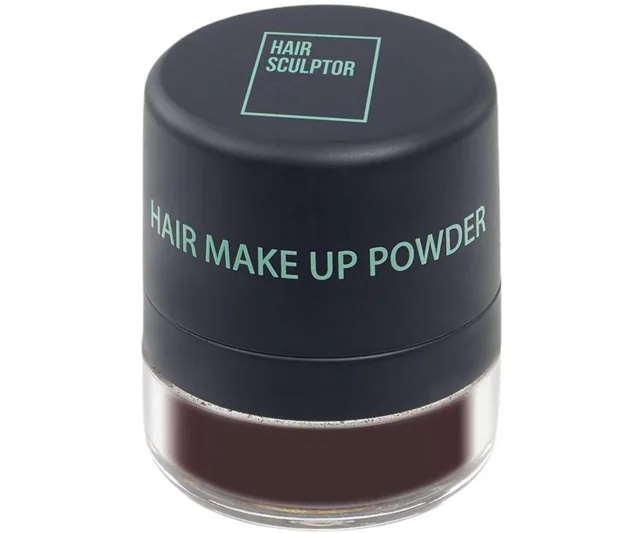 Pudr pro zakrytí odrostů a šedin Sibel Hair Make-up Powder - tmavě hnědý, 3 g + dárek zdarma