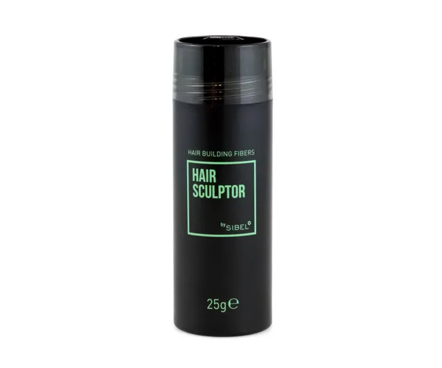 Pudr pro zakrytí řídnoucích vlasů plnitelný Sibel Hair Building Fibers - černá, 25g (8903001) + dárek zdarma