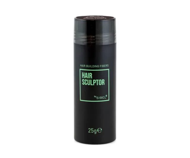 Pudr pro zakrytí řídnoucích vlasů plnitelný Sibel Hair Building Fibers - tmavě hnědá, 25g (8903002) + dárek zdarma