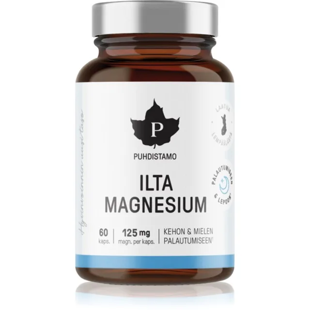 Puhdistamo Night Magnesium kapsle pro podporu spánku a regenerace 60 cps