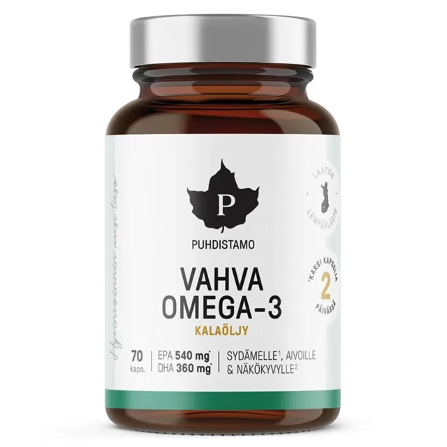 Puhdistamo Strong Omega 3 70 kapslí