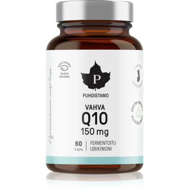 Puhdistamo Strong Q10 150 mg kapsle pro podporu obnovy buněčné energie 60 cps