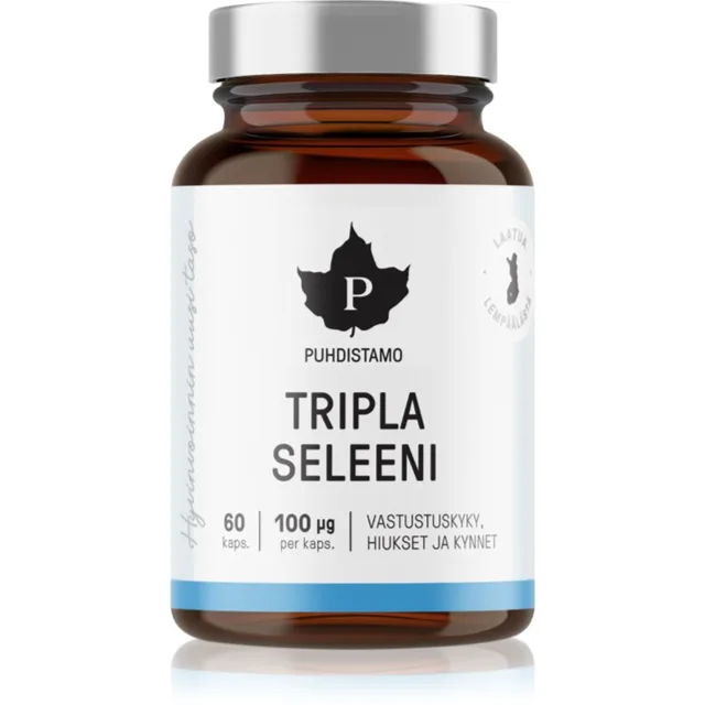 Puhdistamo Triple Selenium kapsle pro krásné vlasy, pleť a nehty 60 cps