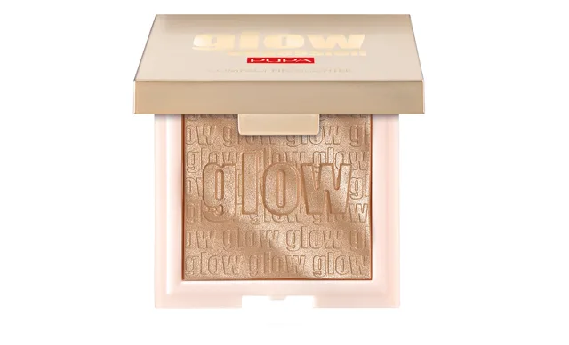 PUPA Milano Kompaktní rozjasňovač Glow Obsession (Compact Highlighter) 6 g 002 Rose Gold