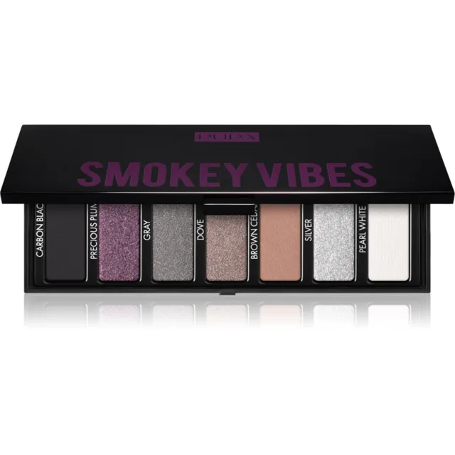 PUPA Milano Make-up Stories Compact Eyeshadow Palette paletka očních stínů odstín Smokey Vibes 13.3 g