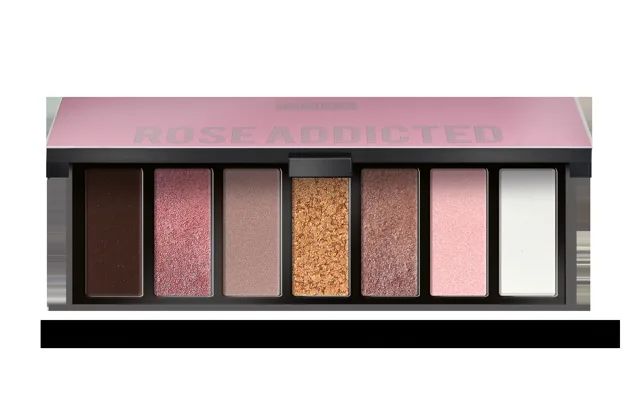 PUPA Milano Paletka očních stínů (Make-up Stories Compact Palette) 13,3 g 004 Rose Addicted