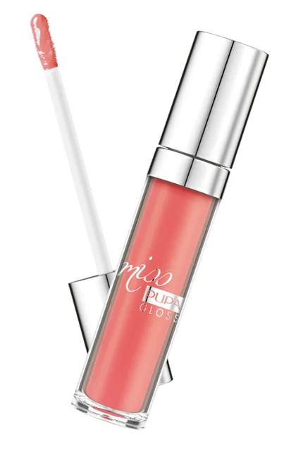 PUPA Milano Třpytivý lesk na rty Miss Pupa Gloss (Ultra Shine Gloss Instant Volume Efect) 5 ml 202 Frosted Apricot