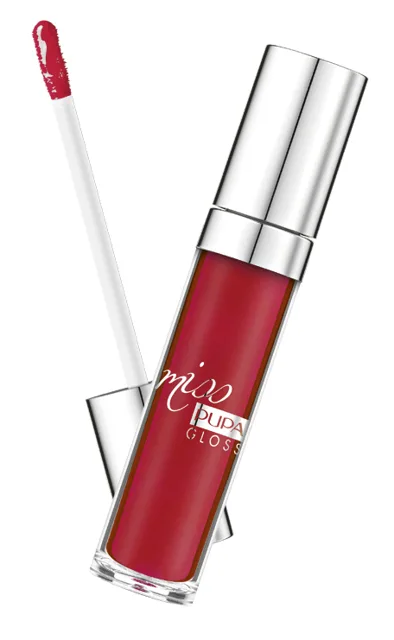 PUPA Milano Třpytivý lesk na rty Miss Pupa Gloss (Ultra Shine Gloss Instant Volume Efect) 5 ml 205 Touch of Red