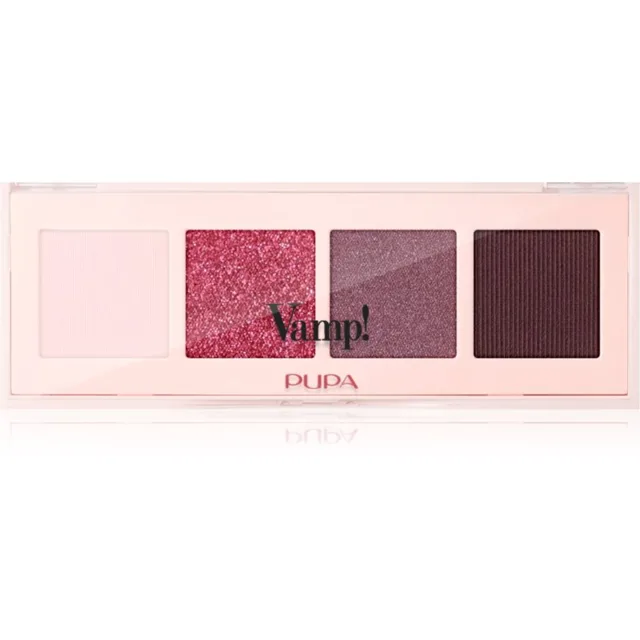 PUPA Milano Vamp! Eyeshadow Palette paletka očních stínů 004 Vibrant Plum 5.2 g