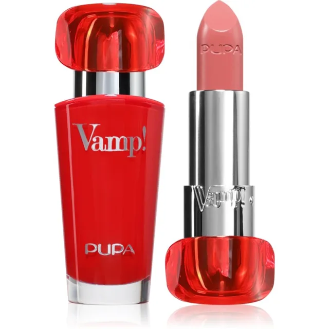 PUPA Milano Vamp! Luminous Lipstick rtěnka pro plné rty odstín 207 - 60´ Dream 3.5 g