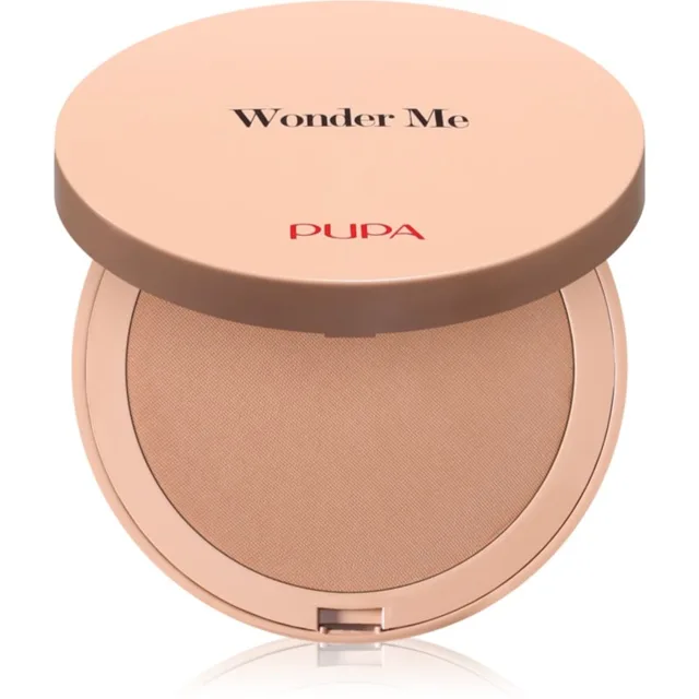 PUPA Milano Wonder Me Bronzer kompaktní bronzující pudr pro dokonalou pleť odstín 001 - Light Neutral 7.5 g