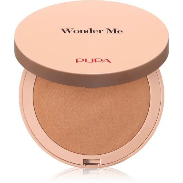 PUPA Milano Wonder Me Bronzer kompaktní bronzující pudr pro dokonalou pleť odstín 002 - Medium Warm 7.5 g