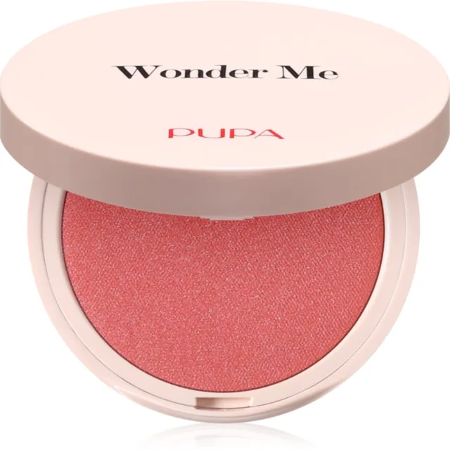 PUPA Milano Wonder Me Natural Effect Blush kompaktní tvářenka pro přirozený vzhled odstín 005 Deep Passion - Matt 4 g