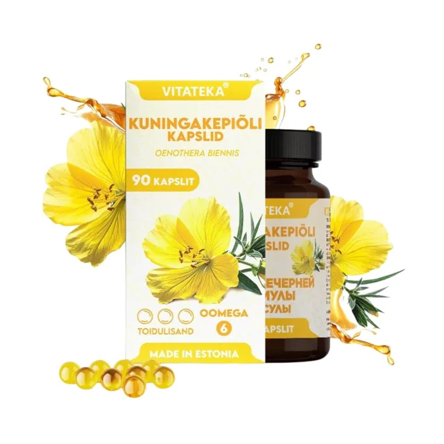 Pupalkový olej 500 mg - 90 kapslí - Vitateka