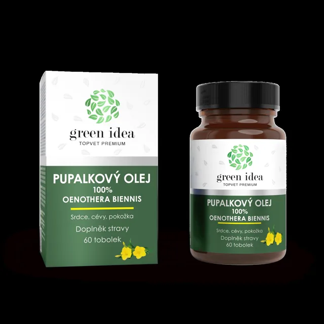 Pupalkový olej - 60 kapslí - Green idea