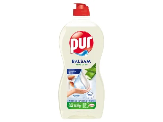 Pur Balsam Aloe Vera Almond Milk přípravek na ruční mytí nádobí 450 ml