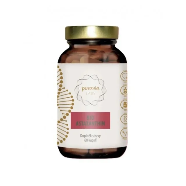 PURAVIA LABS BIOASTAXANTHIN 8 mg 60 kapslí