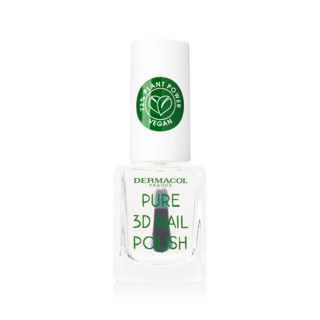 Pure 3D přírodní lak na nehty Crystal Clear č.01 Dermacol - Oficiální e-shop Dermacol