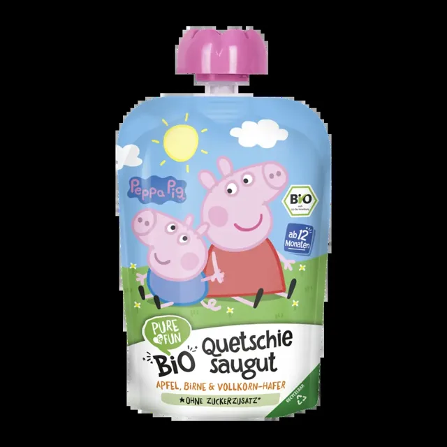 Pure & Fun BIO ovocná kapsička Peppa Pig 100 g