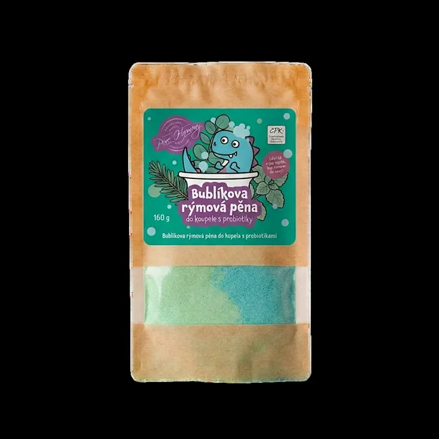 PURE HARMONY Bublíkova rýmová pěna do koupele s probiotiky 160 g