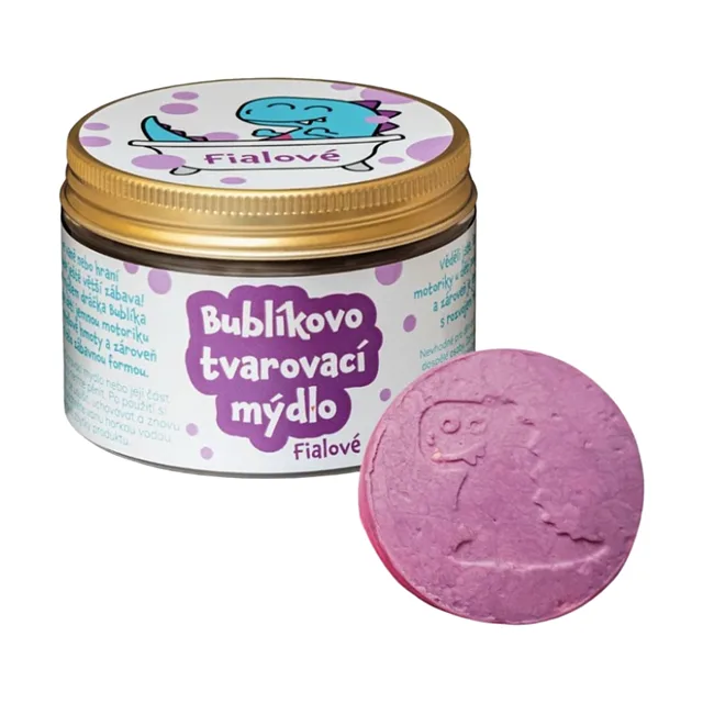 PURE HARMONY Bublíkovo tvarovací mýdlo fialové 100 g