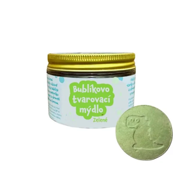 PURE HARMONY Bublíkovo tvarovací mýdlo zelené 100 g