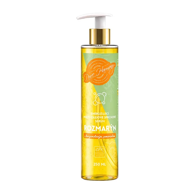 PURE HARMONY Energizující multi-olejové sprchové sérum Rozmarýn 250 ml