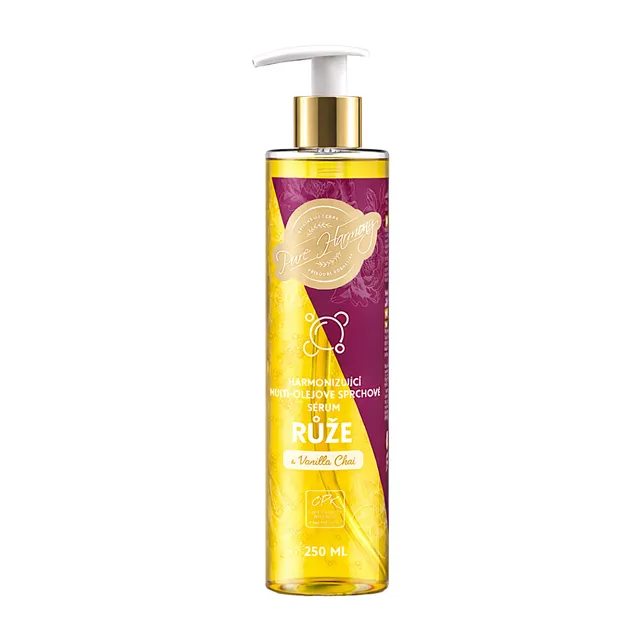 PURE HARMONY Harmonizující multi-olejové sprchové sérum Růže 250 ml