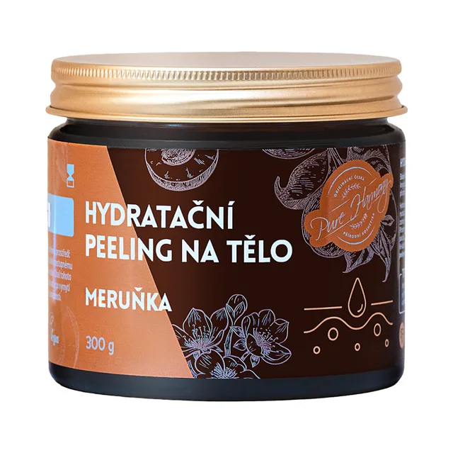 PURE HARMONY Hydratační peeling na tělo meruňka 300 g