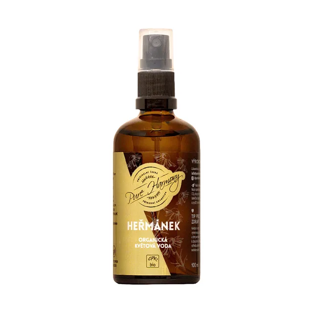 PURE HARMONY Organická květová voda heřmánek BIO 100 ml
