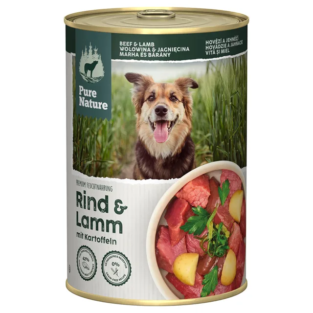 Pure Nature Adult 24 x 400 g – výhodné balení - koňské a kuřecí