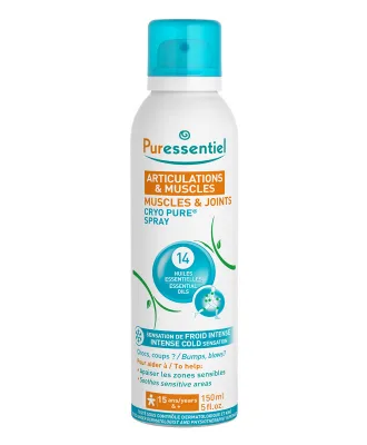 PURESSENTIEL Chladící sprej na svaly a klouby 150ml