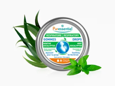 PURESSENTIEL Gumové pastilky zklidňující krk 45g