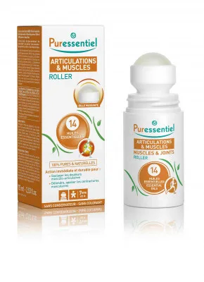 PURESSENTIEL Roll-on na bolavé svaly a klouby 75ml