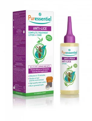 Puressentiel Roztok proti vším 100 ml + hřebínek